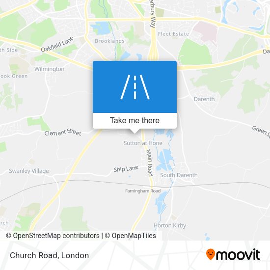 Church Road map