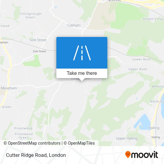 Cutter Ridge Road map