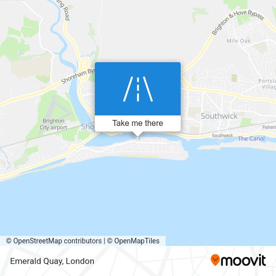 Emerald Quay map