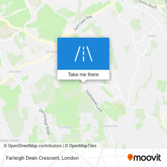 Farleigh Dean Crescent map