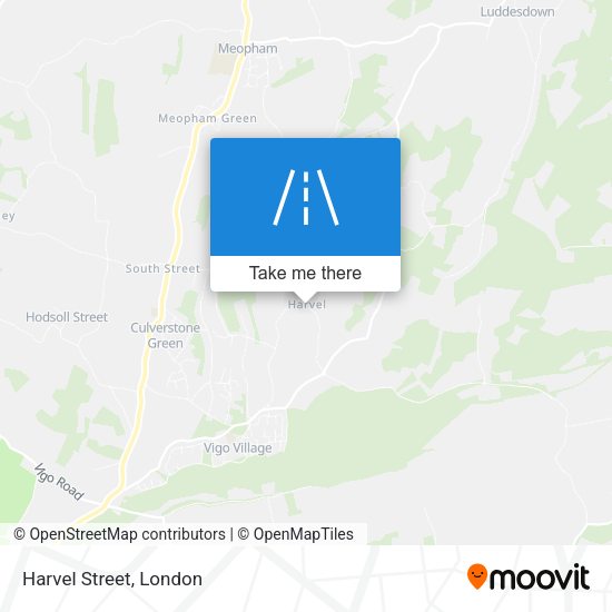 Harvel Street map