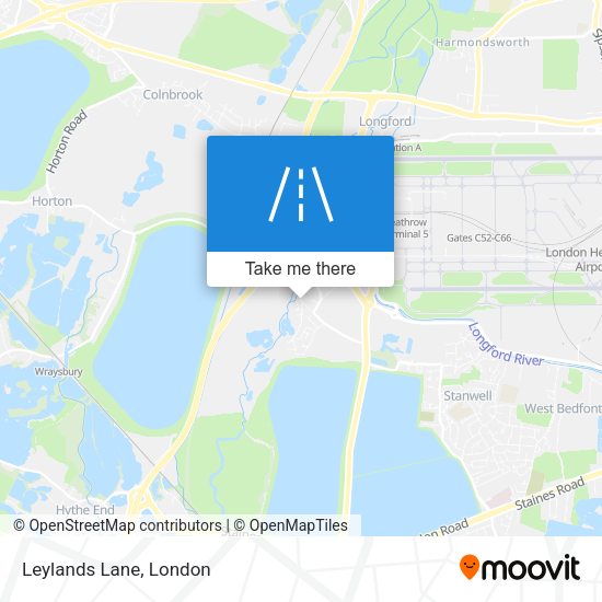 Leylands Lane map