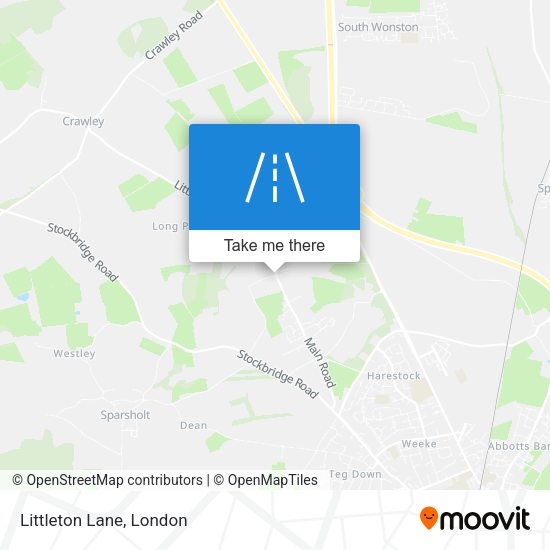 Littleton Lane map