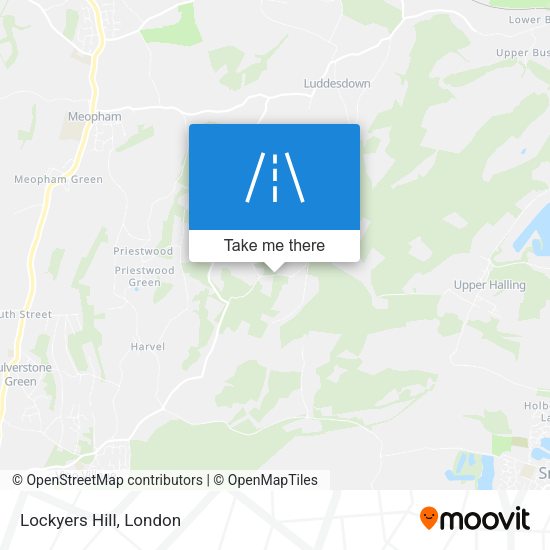 Lockyers Hill map