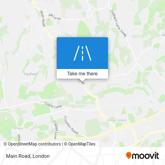 Main Road map