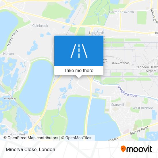 Minerva Close map