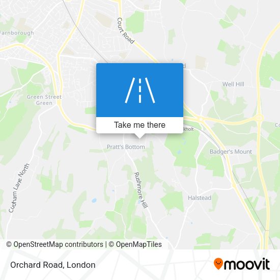 Orchard Road map