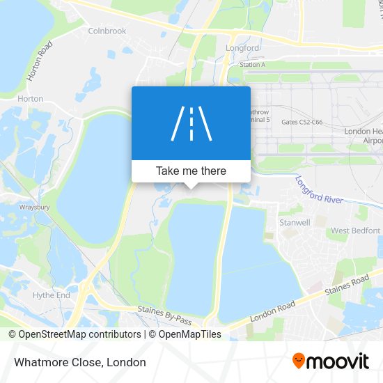 Whatmore Close map