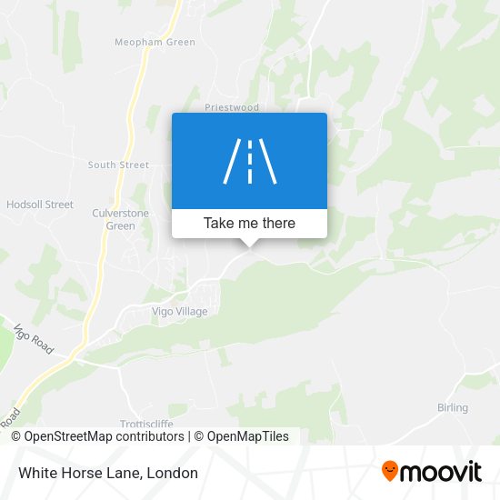White Horse Lane map