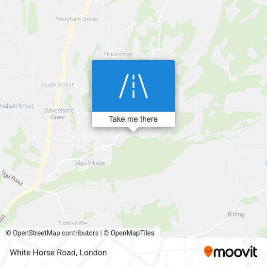 White Horse Road map