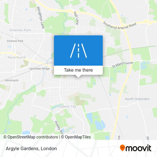 Argyle Gardens map