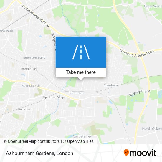 Ashburnham Gardens map