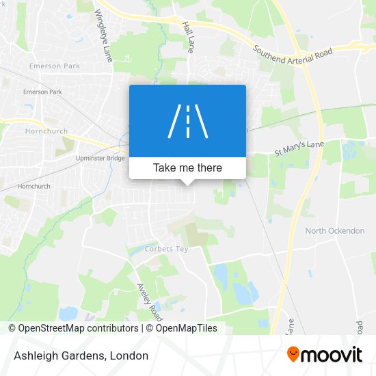 Ashleigh Gardens map