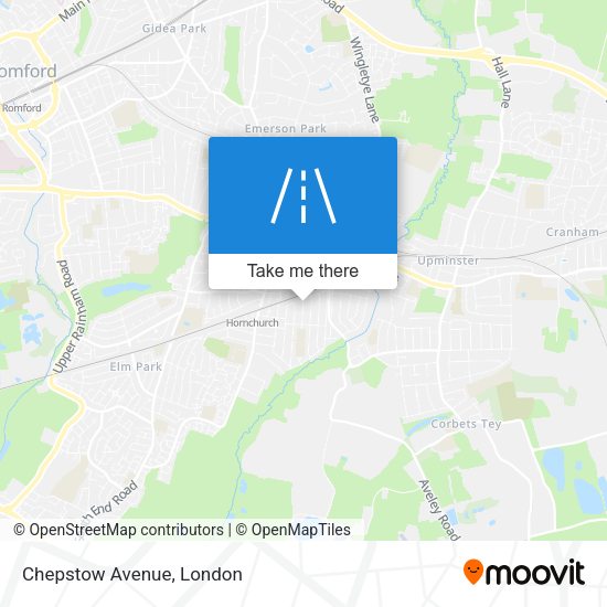 Chepstow Avenue map