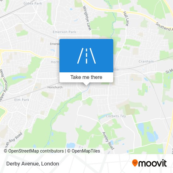 Derby Avenue map