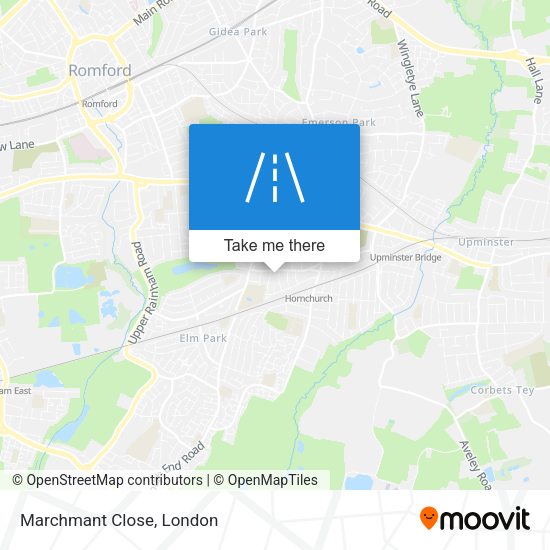 Marchmant Close map