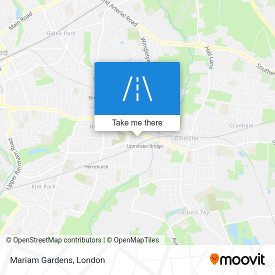 Mariam Gardens map
