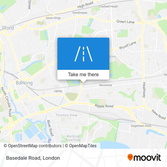 Basedale Road map