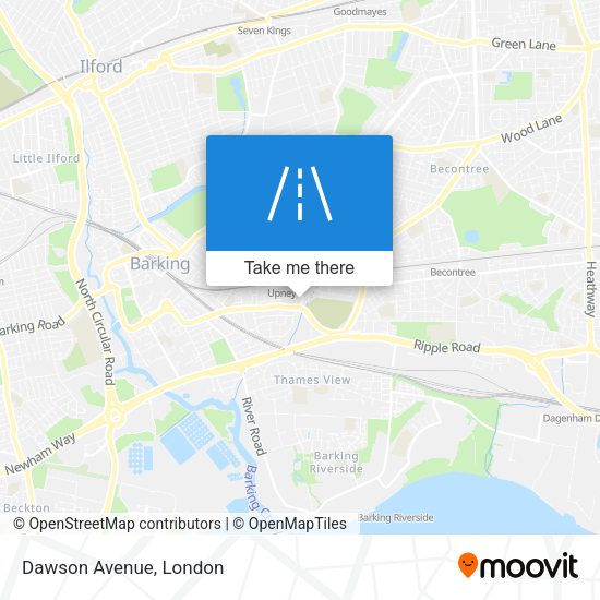 Dawson Avenue map