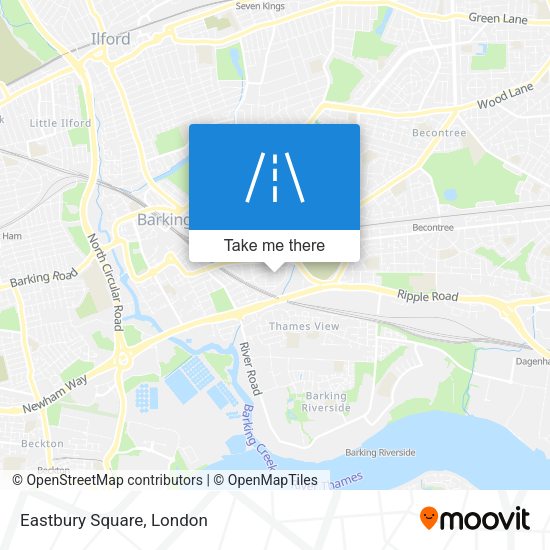 Eastbury Square map