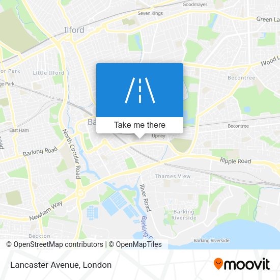Lancaster Avenue map