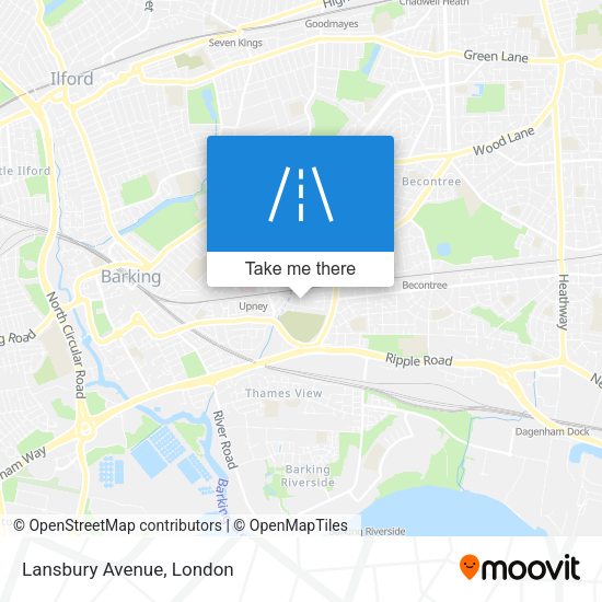 Lansbury Avenue map