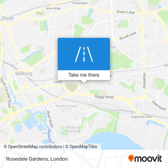 Rosedale Gardens map