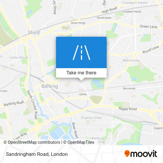 Sandringham Road map
