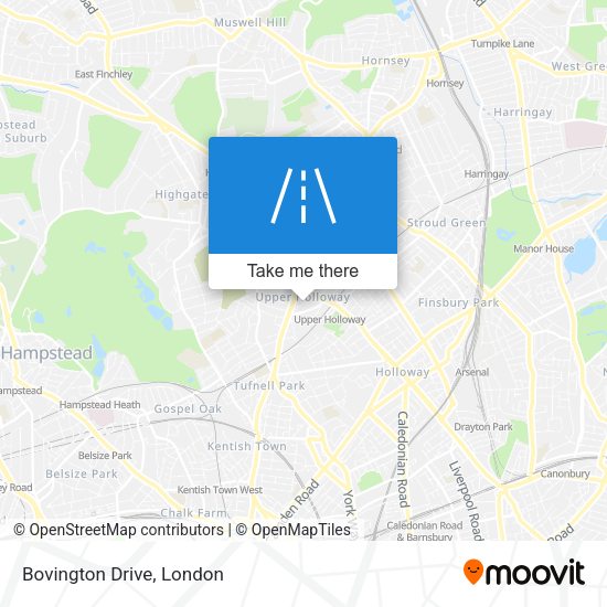 Bovington Drive map