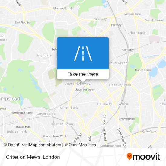 Criterion Mews map