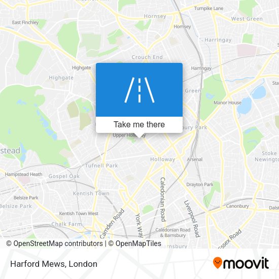Harford Mews map