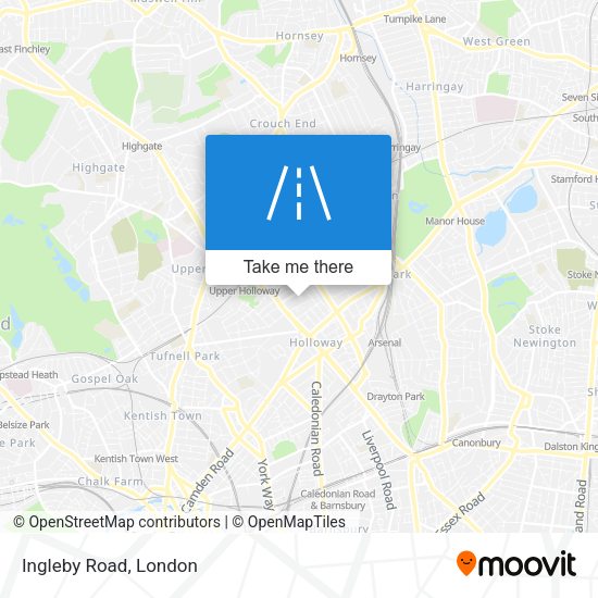 Ingleby Road map