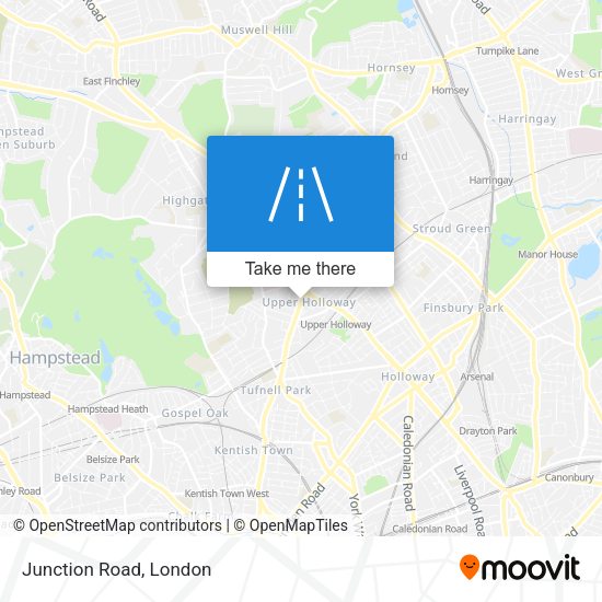 Junction Road map