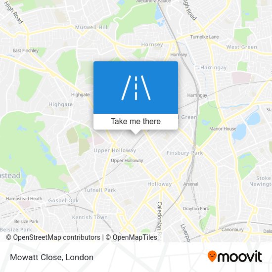 Mowatt Close map