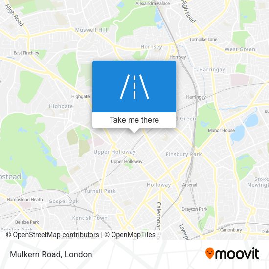 Mulkern Road map