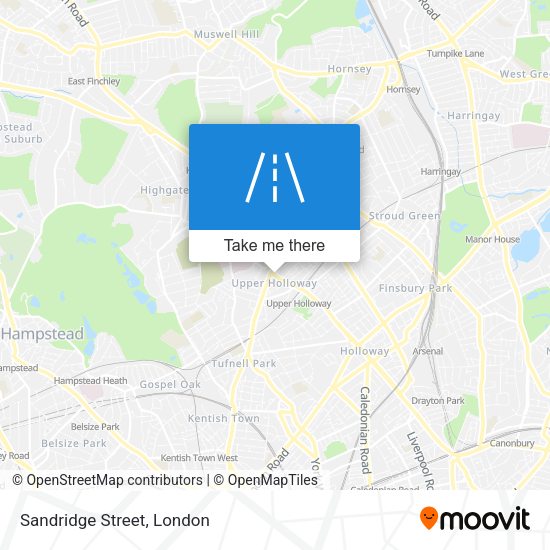 Sandridge Street map