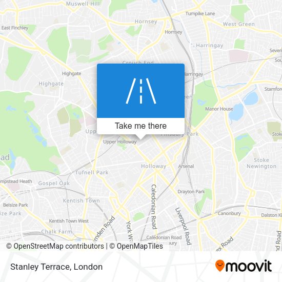 Stanley Terrace map