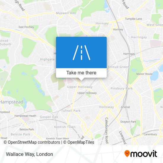 Wallace Way map