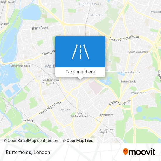 Butterfields map
