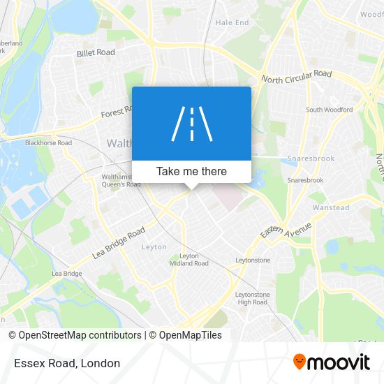Essex Road map