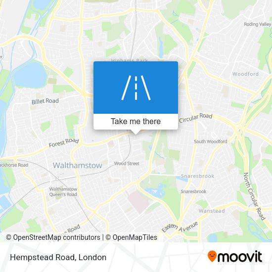 Hempstead Road map