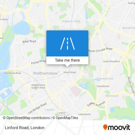Linford Road map