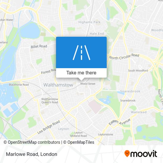 Marlowe Road map