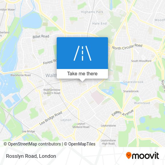 Rosslyn Road map