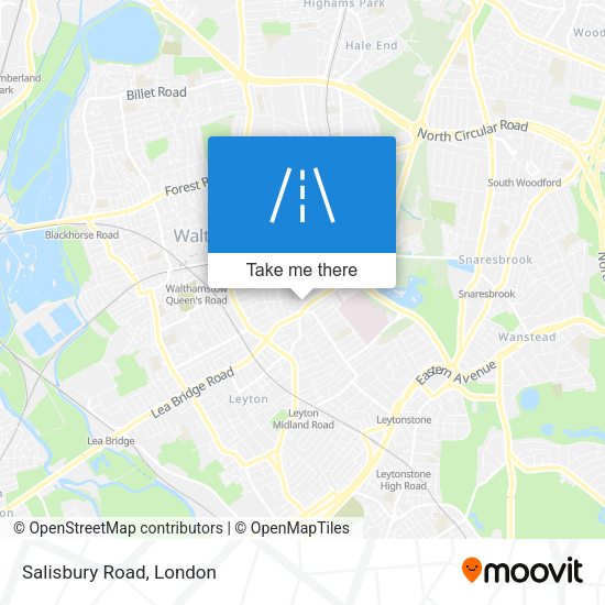 Salisbury Road map