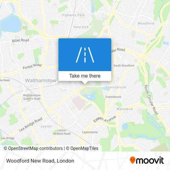 Woodford New Road map