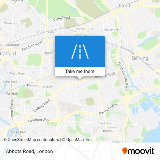 Abbots Road map