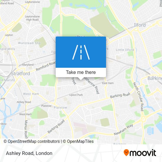 Ashley Road map