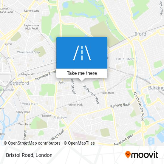 Bristol Road map