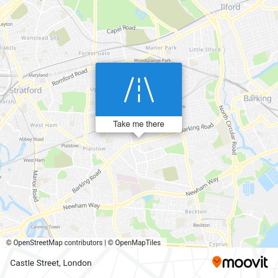 Castle Street map